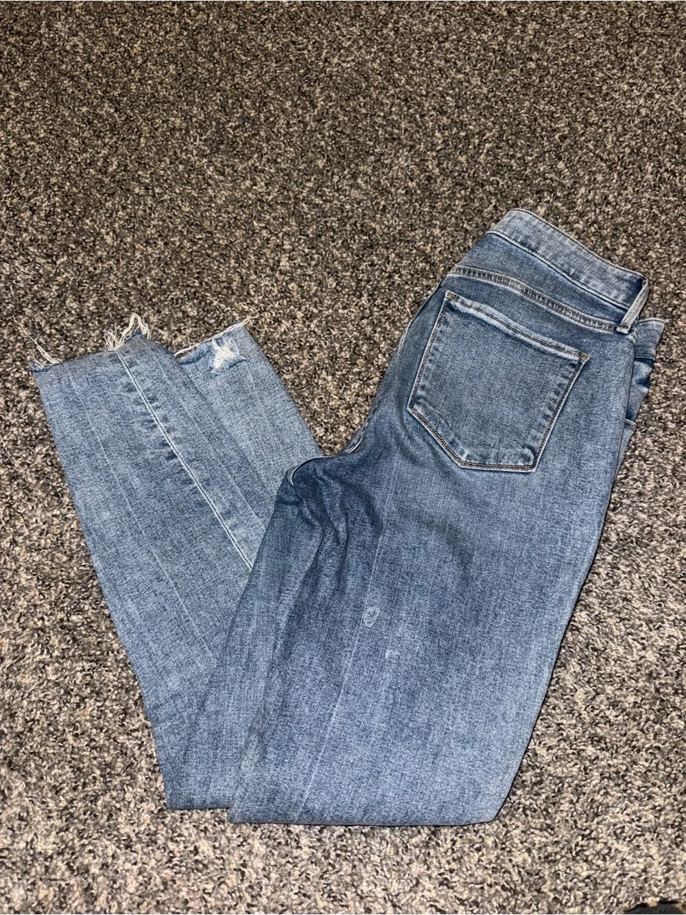 Medium Washed High-Rise Abercrombie Skinny Jeans